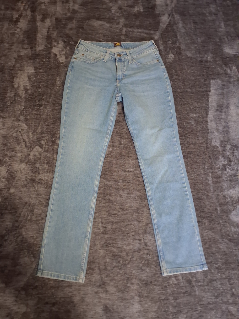 NWT Lee Midrise Straight Denim Jeans Women Size 2 Medium Length